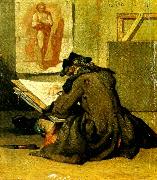 jean-simeon chardin tecknaren oil painting artist